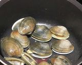 アサリの酒蒸しを簡単リゾット風にアレンジ作り方2写真