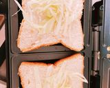 うまうまホットサンド　卵とチーズ作り方1写真