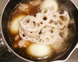 蓮根と鶏親子煮作り方5写真