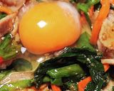 豚バラで簡単！甘辛ビビンバ風丼♫作り方10写真