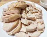 茹でたらほったらかし☆塩麹で柔らか鶏ハム作り方4写真