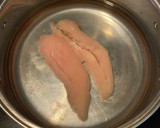 入れるだけ！すじ青のりと鶏ささみのスープ作り方2写真