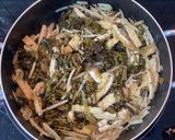 油揚げと高菜の炒め合わせ作り方7写真