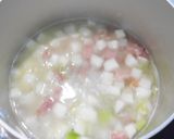 【松戸特産】長ねぎとかぶの豆乳スープ作り方6写真