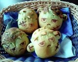抹茶★フランケンシュタインパン☆作り方6写真