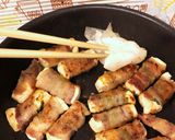 豆腐の梅シソ肉巻き作り方7写真