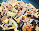 時短！なすと玉ねぎと牛肉の炒め煮作り方8写真