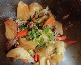 レンジ任せ♡じゃが芋と合い挽き肉そぼろ煮作り方5写真