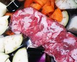 茄子を入れて、豚汁作り方5写真