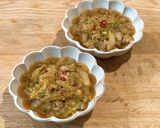 5分で＊白菜と豚ひき肉のとろみあん作り方4写真