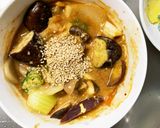 根菜茄子きな粉キムチマヨ炒味温野菜サラダ作り方19写真