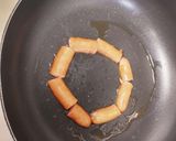 目玉焼きソーセージ作り方2写真