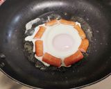 目玉焼きソーセージ作り方5写真