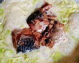 サバ缶と白菜でクリームスープジャー食作り方3写真