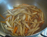 ごぼう煮♪マヨ和え作り方1写真