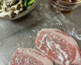 ニンニクの芽と豚肉生姜焼き☆肉じゃが弁当作り方2写真