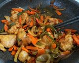 鶏ムネで簡単甘酢炒め作り方4写真