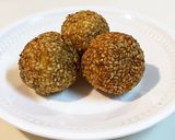 ほっこり甘いさつまいもの胡麻団子作り方12写真