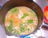 【離乳食後期】さつまいも豚汁うどん作り方4写真