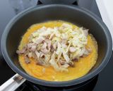 キャベツたっぷり！とん平風オムレツ。作り方6写真