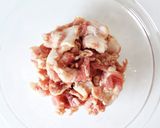 サッと炒めて【豚と水キムチの炒め物】作り方1写真