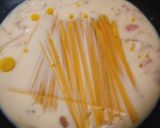 味噌汁で！味噌豆乳パスタ作り方3写真