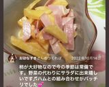 【超簡単!切って和えるだけ】柿のサラダ作り方3写真