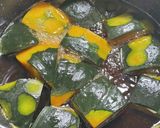 簡単黄金比♪15分で基本のカボチャの煮物作り方4写真