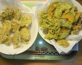 南瓜・さつま芋の磯部揚げ。作り方3写真