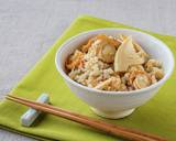 たけのことホタテの炊き込みご飯作り方4写真