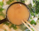 冷凍皮付きフライドポテト&わかめの味噌汁作り方5写真