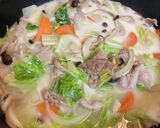 白菜と豚肉の中華クリーム煮作り方6写真