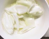 レンジ肉無豆腐簡単きな粉カルボ風野菜炒め作り方6写真
