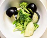 レンジ肉無豆腐簡単きな粉カルボ風野菜炒め作り方8写真