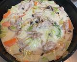 白菜と豚肉の中華クリーム煮作り方7写真