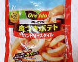 冷凍皮付きフライドポテト&わかめの味噌汁作り方1写真