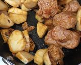 大豆ミートと里芋のコチュジャン炒め作り方3写真