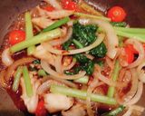 甜麺醤で、カラスカレイの野菜餡かけ作り方5写真