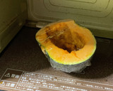 かぼちゃの炊いたんと、つる紫のお味噌汁。作り方3写真