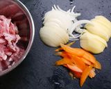 簡単！豚小松菜のクリーム煮作り方1写真