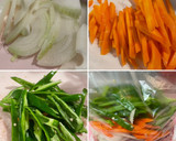 野菜たっぷり★牛肉のプルコギ風炒め作り方1写真