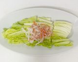 レンジ5分材料2つ 白菜のスープ蒸し作り方3写真