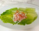 レンジ5分材料2つ 白菜のスープ蒸し作り方4写真
