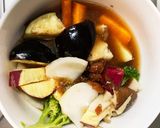 肉無ほんのりシーフード梅照り味春雨炒め煮作り方13写真