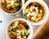 肉無ほんのりシーフード梅照り味春雨炒め煮作り方18写真