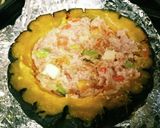 丸ごとかぼちゃのグラタン風ミートローフ作り方2写真
