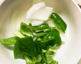 きな粉でコク旨炒飯味豚こま大根青椒肉絲風作り方5写真