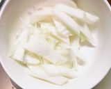 きな粉でコク旨炒飯味豚こま大根青椒肉絲風作り方6写真