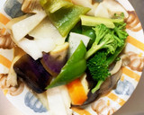 きな粉でコク旨炒飯味豚こま大根青椒肉絲風作り方13写真