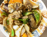 きな粉でコク旨炒飯味豚こま大根青椒肉絲風作り方16写真